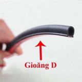 Doăng D Giảm ồn xe ô tô, gioăng dán cửa gỗ, gioăng giảm trấn, gioăng chống ồn cánh cửa nhà Nội thất Ô tô