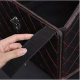 Hộp chứa đồ dài 76 cm bọc da sang trọng đa năng phù hợp đựng dụng cụ gia đinh hoặc để trên xe , thùng đựng đồ gập gọn loại cao cấp