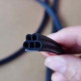 Gioăng Cao su Cách Âm Cánh Cửa Xe Hơi Loại Cải Tiến 5 Lỗ Thoát Khí Êm Ái Bền Bỉ