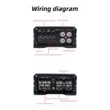 DSP Loa Sub Hơi cho người sành, Bộ khuếch đại công suất âm thanh xe hơi kỹ thuật số đơn kênh chuyên dụng cho loa sub hơi