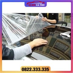 Decal đen siêu bóng dán nóc xe oto chống nóng cách nhiệt chuyên dụng khổ 1m52 tạo hiệu ứng giả cửa sổ trời - Hàng nhập k
