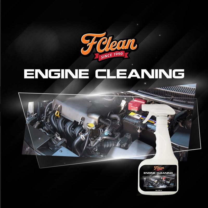 Tẩy Rửa Lốc Máy - Rửa Khoang Máy Ô tô F Clean - Vệ Sinh Động Cơ - Tẩy Dầu Mỡ Bám Bẩn, Giảm Chập Cháy
