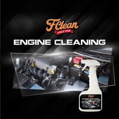 Tẩy Rửa Lốc Máy - Rửa Khoang Máy Ô tô F Clean - Vệ Sinh Động Cơ - Tẩy Dầu Mỡ Bám Bẩn, Giảm Chập Cháy