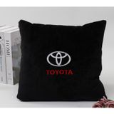 Gối tựa lưng liền chăn 2 in 1 - gối tựa lưng xe ô tô có THÊU logo các hãng Toyota, Mercedes, Lexus, BMW, Hyundai