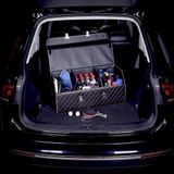 Hộp chứa đồ dài 76 cm bọc da sang trọng đa năng phù hợp đựng dụng cụ gia đinh hoặc để trên xe , thùng đựng đồ gập gọn loại cao cấp