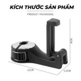 Móc treo đồ trên ô tô gài trước sau ghế sành điệu kèm giá đỡ kẹp điện thoại trên xe tiện lợi thiết kế chắc chắn cao cấp