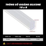 Gioăng kính Silicone cường lực chữ U viền cạnh kính chống va chạm Trendyhome