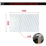 Tấm mút tiêu âm 3M™ 9448A ô tô Phụ kiện ô tô Tấm lót cách nhiệt Giảm âm thanh Chống ồn 80* 50 * 1.5cm