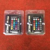 Bộ 2 đèn led chân T10 RGB kèm điều khiển từ xa nhiều chế độ màu, đèn demi