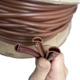 Ron Gioăng Sợi Chữ T Cây Thông Cao Su Nhét Chèn Làm Kín Khít Khe Hở Khung Cửa Gỗ