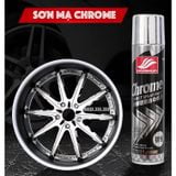 Sơn mạ chrome phù hợp sơn ngoài trời chống rỉ ,màu inox crom bạc loại cao cấp