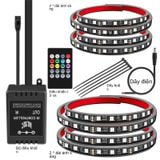 Dải đèn LED gầm xe trang trí khung xe ô tô Thanh đèn LED neon RGB Đèn trang trí dưới gầm xe ưu đãi