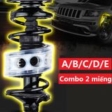 Combo 2 MIẾNG AMT Đệm Giảm Xóc Cho Xe Ô Tô xe hơi loại tốt Đệm cao su silicon giảm sóc giảm chấn cho ô tô đủ Size