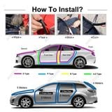 GIOĂNG CAO SU CHỮ B, D, P, Z,T Cột B DÁN CỬA XE HƠI, Ô TÔ. Tổng hợp các loại gioăng chống ông