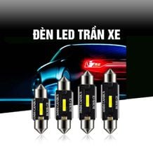 Bóng Đèn LED Gắn Trần Xe Hơi Siêu Sáng 31, 36, 39, 41mm C5W đèn Led trắng thay thế hiệu quả