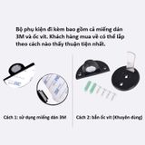 Chặn Cửa Như Vô Hình Dán Sàn TRENDYHOME Chống Va Đập, Chặn Cửa Thông Minh, Hít Nam Châm  - Kèm Miếng Dán 3M & Ốc Vít