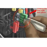 Cầu chì xe ô tô, cầu chì xe máy công suất chuẩn, đủ size, đủ công suất lựa chọn, câu trì chân mini, chân nhỏ, chân vừa