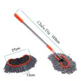 Chổi rửa xe chuyên dụng bông mềm màu trắng cán dài bán buôn giá rẻ