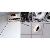 Chổi lông cán dài lau rửa xe ô tô siêu tạo bọt cán dài 1m25