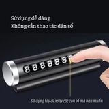 Bảng Số Điện Thoại Cho Xe Hơi Chất Liệu Hợp Kim Đỗ Xe Để Taplo Ô Tô, Tích Hợp Phá Kính Chất Liệu Siêu Bền