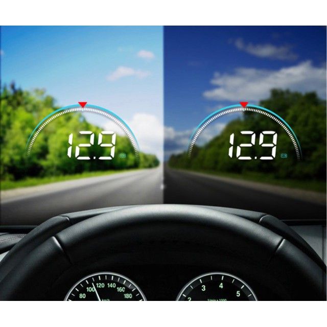 HUD M8 cắm cổng OBD 2