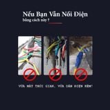 Bộ 50 Đầu Nối Dây Điện Cút Nối Dây Điện hàn nhiệt độ loa và điện ô tô, xe máy Chống Nước, Trong Suốt