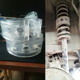 Combo 2 MIẾNG AMT Đệm Giảm Xóc Cho Xe Ô Tô xe hơi loại tốt Đệm cao su silicon giảm sóc giảm chấn cho ô tô đủ Size