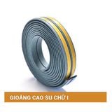 Cuộn 6 mét Roong băng keo 3M, Gioăng cao su chữ I chống ồn, Ron ngăn Bụi cửa Sổ cửa đi cửa nhà