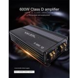 DSP 600W Cho Sub Hơi Bộ Khuếch Đại Âm Thanh Ô Tô Kênh Đơn chuyên dụng cho loa sub hơi công suất 600W Kuerl K-600.1D