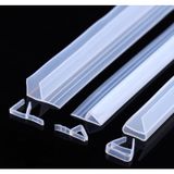 gioăng cao su chữ u chất liệu silicon chuyên dụng gắn cửa kính, ron u chống nước vách kính nhà tắm