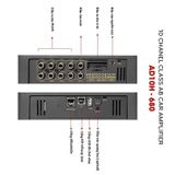 DSP ô tô Alchimist AD10H-680 Tích hợp Bluetooth Lossless 10 kênh 85 W Max Công nghệ Chip Xử lý âm thanh linh hoạt
