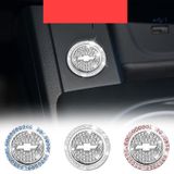 ⚡️FREESHIP TỪ 50K⚡️Vòng Đá-Logo Trang Trí Nút Khởi Động START STOP Của Xe Hơi Bằng Đá Cực Sang Trọng