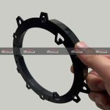 Dưỡng loa cánh ô tô 6.5 inch Vinfast VF3, VF5 nhựa PVC đen bóng hàng cao cấp loại đa năng mẫu 2025