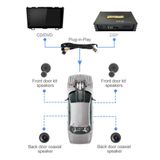 Dây Giắc DSP/ ampli nối màn hình nguyên bản theo xe ô tô Zotye T600, Citroen độ Loa Plug N Play