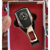 Chốt khoá dây đai an toàn xe MERCEDES-BENZ, Loại cải tiến hỗ trợ móc nối tiếp hàng cao cấp vật liệu inox bọc da dày dặn