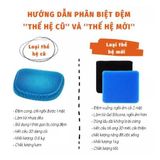 Đệm lót ô tô silicon đàn hồi, tấm lót ghế văn phòng bàn làm việc chơi game thoáng khí êm mông chống đau lưng cao cấp