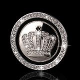 Nút Start Stop Ô Tô Đính Đá Hình Vương Miện - Trang Trí Nút Khởi Động Xe Khuyến mại