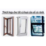 Gioăng cao su làm khít cánh cửa dạng gài cao su siêu bền, cuộn Gioăng cây thông dài 5 mét cài khe cửa cách âm chống ồn ngăn bụi