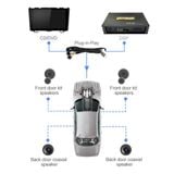 Dây Giắc DSP/ ampli nối màn hình nguyên bản theo xe ô tô MG ZS, MG3, MG5 độ Loa Plug N Play