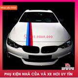 ⚡️FLASH SALE⚡️ decal dán xe thể thao phong cách BMW M sport, cờ ý, đức, pháp, loại cao cấp độ bền cao