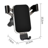 Giá đỡ điện thoại trên ô tô kẹp gắn cửa khe gió điều hoà xoay 360 độ vân cacbon tinh tế nhỏ gọn tiện lợi cho xe