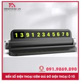 Bảng ghi số điện thoại để taplo xe, giá đỡ điện thoại thông minh cho xe hơi ô tô.