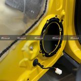 Dưỡng loa cánh ô tô 6.5 inch Vinfast VF3, VF5 nhựa PVC đen bóng hàng cao cấp loại đa năng mẫu 2025