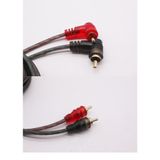 Dây AV Đồng Nguyên Chất Cao Cấp 4 Đầu Hoa Sen RCA Hifi Audio mạ vàng cao cấp vỏ chống nhiễu dài 5 mét AV24k