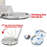 Chặn Cửa Như Vô Hình Dán Sàn TRENDYHOME Chống Va Đập, Chặn Cửa Thông Minh, Hít Nam Châm  - Kèm Miếng Dán 3M & Ốc Vít