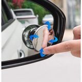 Cặp 2 Gương Cầu Lồi Ô Tô Phiên Bản Nâng Cấp Gắn Kính Hậu Có Đế Hút Chân Không Chắc Chắn, Xoay 360 Độ Xóa Điểm Mù Ch