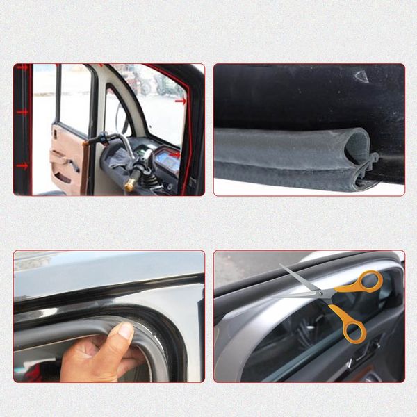 Gioăng Chữ U Nẹp Cốp và khoang máy ô tô