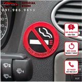 ⚡️FLASH SALE⚡️ decal cấm hút thuốc no smorking loại xịn cao su mềm dày dặn phù hợp gắn trên mọi bề mặt,logo cấm hút thuố