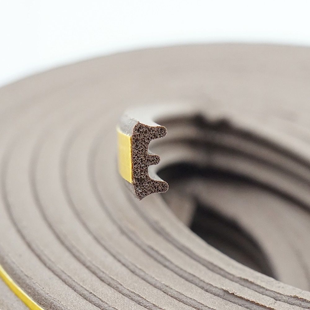 Gioăng cao su chữ E chống ồn, ngăn Bụi cửa nhà