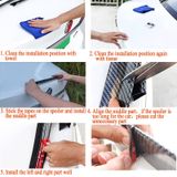 Cánh Gió Đuôi Xe Hơi Bằng Sợi Cacbon TPU bằng cao su Cho Xe Sedan hàng cao cấp cấu tạo 3 khúc dễ lắp đặt
